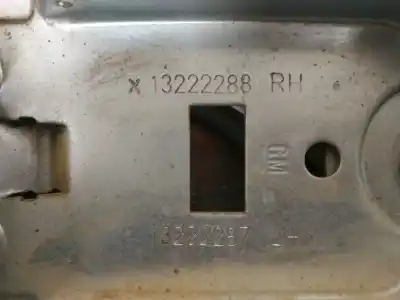 Second-hand car spare part passenger side right window regulator for opel meriva cosmo oem iam references 93389552  