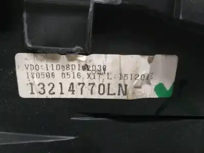 Peça sobressalente para automóvel em segunda mão quadrante por opel meriva cosmo referências oem iam 13214770  