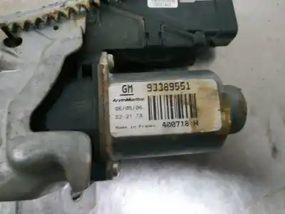 Second-hand car spare part driver left window regulator for opel meriva cosmo oem iam references 93389551  