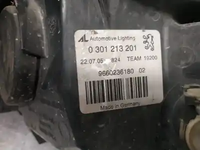 Gebrauchtes Autoersatzteil LINKER SCHEINWERFER zum PEUGEOT 407  OEM-IAM-Referenzen 9660236180  