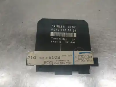 Peça sobressalente para automóvel em segunda mão MÓDULO ELECTRÓNICO DO FECHO CENTRAL por MERCEDES-BENZ CLASE E (W210) BERLINA  Referências OEM IAM 2108207526  