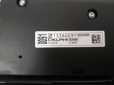 Second-hand car spare part CLIMATE CONTROL for OPEL ASTRA J LIM.  OEM IAM references 13360091  