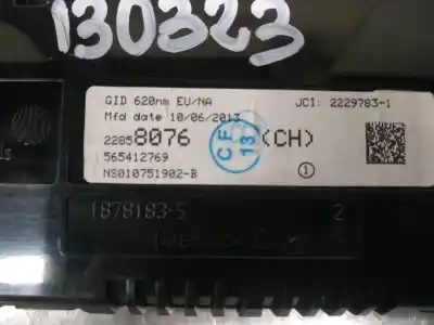 Pezzo di ricambio per auto di seconda mano display multifunzione per opel astra j lim. cosmo riferimenti oem iam 22858076  