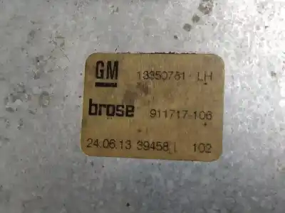 İkinci el araba yedek parçası ARKA SOL CAM REGÜLATÖRÜ için OPEL ASTRA J LIM.  OEM IAM referansları 13350761  