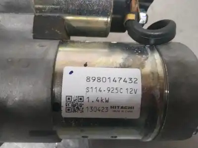 Second-hand car spare part STARTER MOTOR for OPEL ASTRA J LIM.  OEM IAM references 8980147432  