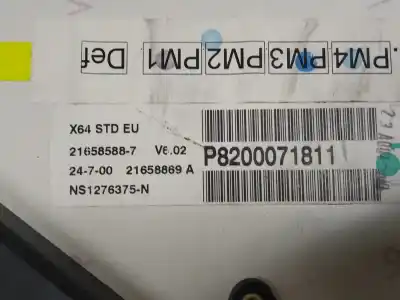 Pezzo di ricambio per auto di seconda mano pannello degli strumenti per renault scenic (ja..) 1.9 dci authentique riferimenti oem iam 8200071811  