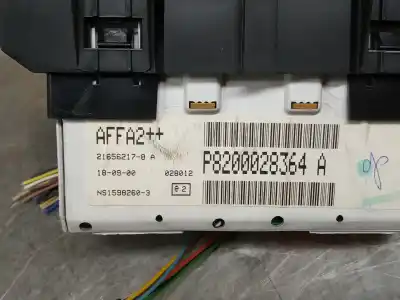 Second-hand car spare part multifunction display for renault scenic (ja..) 1.9 dci century 102 cv / 75 kw oem iam references 8200028364a  