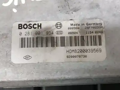 Pezzo di ricambio per auto di seconda mano centralina motore per renault scenic (ja..) 1.9 dci authentique riferimenti oem iam 8200039569  