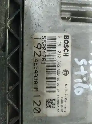 Pezzo di ricambio per auto di seconda mano Centralina Motore per FIAT STILO MULTI WAGON (192_) 1.9 D Multijet Riferimenti OEM IAM 0281012862  