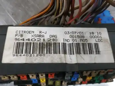 Pièce détachée automobile d'occasion BOÎTES À FUSIBLES pour CITROEN XSARA BERLINA  Références OEM IAM 9644021280  