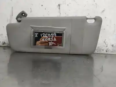 Second-hand car spare part left sunshade for opel corsa d cosmo oem iam references 010440018  