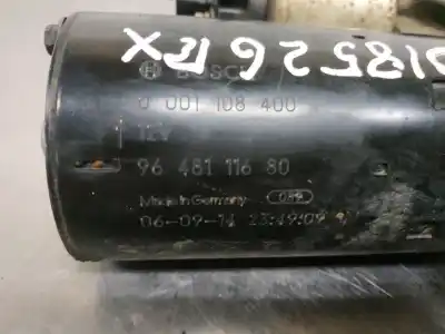 Peça sobressalente para automóvel em segunda mão motor de arranque por citroen berlingo 1.9 d multispace referências oem iam 0001108400  