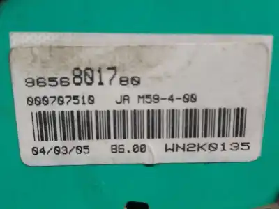 Peça sobressalente para automóvel em segunda mão quadrante por citroen berlingo 1.9 d multispace referências oem iam 9656801780  