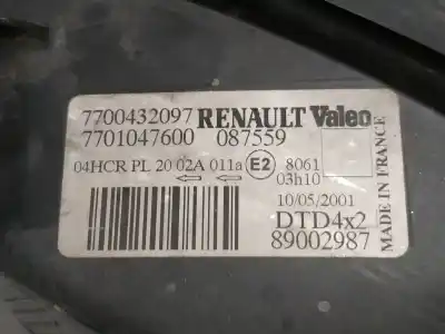 Pezzo di ricambio per auto di seconda mano faro anteriore destro per renault scenic (ja..) 1.9 dci authentique riferimenti oem iam 04hcrpl2002a011a  