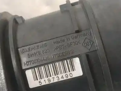 Автозапчастина б/у витратомір повітря для renault scenic ii 1.9 dci diesel 120 cv / 88 kw посилання на oem iam 5wk9620  
