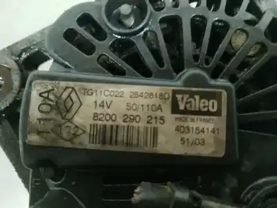 Pezzo di ricambio per auto di seconda mano alternatore per renault scenic ii 1.9 dci diesel 120 cv / 88 kw riferimenti oem iam 8200290215  