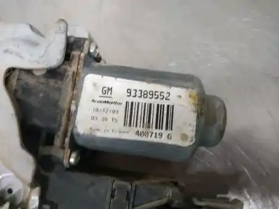Peça sobressalente para automóvel em segunda mão elevador de vidros dianteiro direito por opel meriva cosmo referências oem iam 93389552  