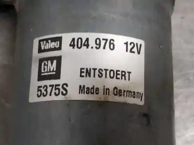 Peça sobressalente para automóvel em segunda mão Motor Do Limpa Para Brisas por OPEL ZAFIRA B Cosmo Referências OEM IAM 404976  