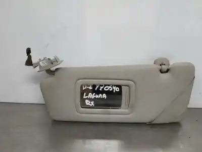 Peça sobressalente para automóvel em segunda mão pára-sol esquerdo por renault laguna iii 96kw referências oem iam   