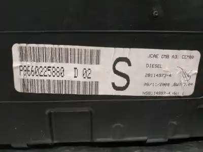 Автозапчастина б/у ПАНЕЛЬ ІНСТРУМЕНТІВ для CITROEN C3  Посилання на OEM IAM P9660225880  