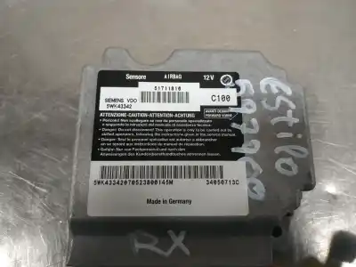Pezzo di ricambio per auto di seconda mano centralina airbag per fiat stilo multi wagon (192_) 1.9 d multijet riferimenti oem iam 5wk43342  