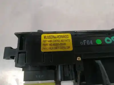 Peça sobressalente para automóvel em segunda mão comando de sofagem (chauffage / ar condicionado)  por ssangyong musso 2.9 d referências oem iam 8533005500   Peça sobressalente para automóvel em segunda mão comando de sofagem (chauffage / ar condicionado)  por ssangyong musso 2.9 d referências oem iam 8533005500