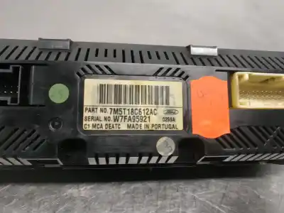 Peça sobressalente para automóvel em segunda mão comando de sofagem (chauffage / ar condicionado) por ford focus berlina (cap) ambiente (d) referências oem iam 7m5t18c612ac  