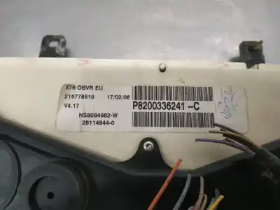 Second-hand car spare part dashboard for renault kangoo (f/kc0) alize oem iam references 8200336241c  