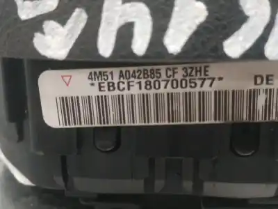 Peça sobressalente para automóvel em segunda mão airbag dianteiro esquerdo por ford focus berlina (cap) ambiente (d) referências oem iam 4m51a042b85cf  