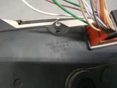 Pezzo di ricambio per auto di seconda mano pannello degli strumenti per renault clio ii fase ii (b/cb0) base authentique 65 cv / 48 kw riferimenti oem iam p8200276525  