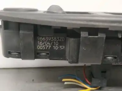 Second-hand car spare part left front power window switch for citroen c4 picasso exclusive 136 cv / 100 kw oem iam references 96639383zd  