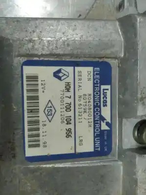 Second-hand car spare part ECU ENGINE CONTROL for RENAULT KANGOO (F/KC0)  OEM IAM references 7700104956  