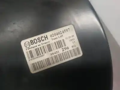 Peça sobressalente para automóvel em segunda mão servo freio por citroen c4 coupe vtr plus referências oem iam 9643129680  