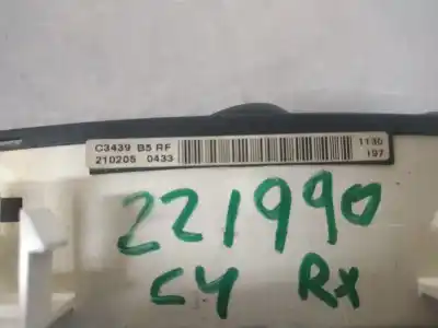 Peça sobressalente para automóvel em segunda mão Comando De Sofagem (chauffage / Ar Condicionado)  por CITROEN C4 COUPE VTR Plus Referências OEM IAM B9642  