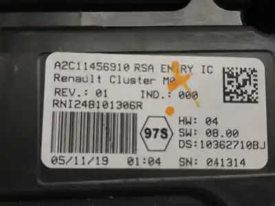 Pezzo di ricambio per auto di seconda mano pannello degli strumenti per mitsubishi montero (l040) 2500 td riferimenti oem iam 248101306r  