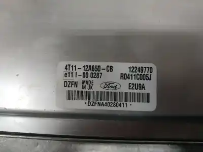 Автозапчастина б/у ебу контролер двигуна для ford transit connect (tc7) furgón (2006->) посилання на oem iam 4t1112a650cb  