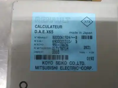 Pièce détachée automobile d'occasion Module électronique pour RENAULT CLIO II FASE II (B/CB0) Authentique 58 CV / 43 KW Références OEM IAM 8200061924B  