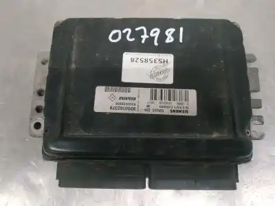 Second-hand car spare part ecu engine control for renault clio ii fase ii (b/cb0) authentique 58 cv / 43 kw oem iam references 8200162378  