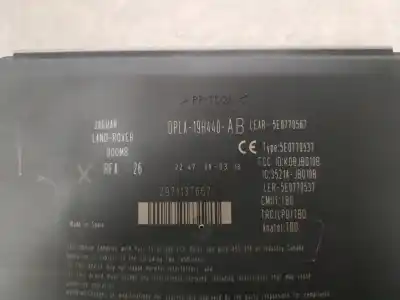 Peça sobressalente para automóvel em segunda mão Módulo Eletrônico por LAND ROVER RANGE ROVER EVOQUE 2.0 HSE Referências OEM IAM DPLA19H440AB  