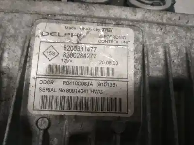 Автозапчасти б/у блок управления двигателем за RENAULT CLIO II FASE II (B/CB0) Base Authentique 65 CV / 48 KW ссылки OEM IAM 8200331477  