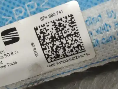 Pezzo di ricambio per auto di seconda mano AIRBAG A TENDA ANTERIORE SINISTRO per SEAT LEON (5F1)  Riferimenti OEM IAM 5F4880741  
