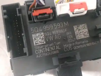 Peça sobressalente para automóvel em segunda mão Módulo Eletrônico por SEAT LEON (5F1) FR Referências OEM IAM 5Q4959593M  