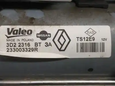 Pezzo di ricambio per auto di seconda mano MOTORINO DI AVVIAMENTO per DACIA DUSTER  Riferimenti OEM IAM 233003329R   Pezzo di ricambio per auto di seconda mano MOTORINO DI AVVIAMENTO per DACIA DUSTER  Riferimenti OEM IAM 233003329R