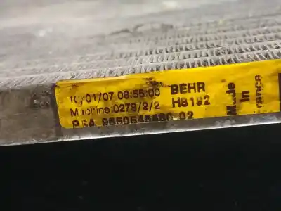 Автозапчасти б/у КОНДЕНСАТОР / РАДИАТОР КОНДИЦИОНЕРА ВОЗДУХА за CITROEN C4 PICASSO  ссылки OEM IAM 9650545480  