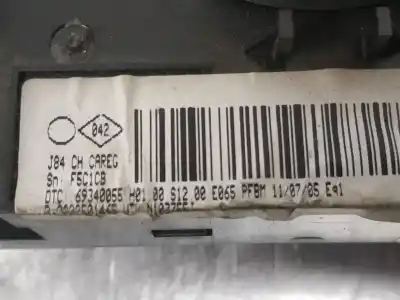 Peça sobressalente para automóvel em segunda mão comando de sofagem (chauffage / ar condicionado) por renault scenic ii authentique 120 cv / 88 kw referências oem iam 8200501465  