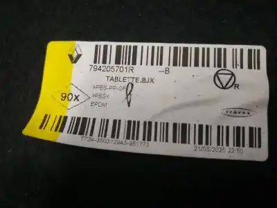 Peça sobressalente para automóvel em segunda mão Chapeleira por DACIA SANDERO Stepway Essential Referências OEM IAM 794205701R  