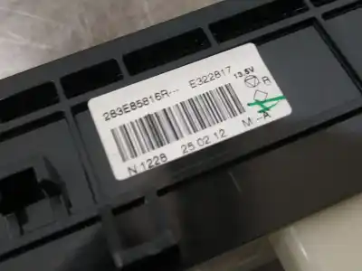 Pezzo di ricambio per auto di seconda mano Avvertimento per DACIA SANDERO Stepway Essential Riferimenti OEM IAM 283E85816R  