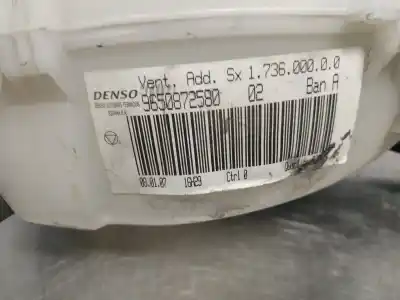 Peça sobressalente para automóvel em segunda mão MOTOR DE SOFAGEM por CITROEN C4 PICASSO  Referências OEM IAM 9650872580  