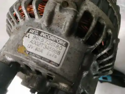 Second-hand car spare part alternator for citroen c15 d oem iam references 9615736180  