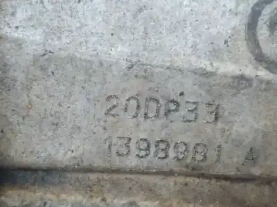 Second-hand car spare part gearbox for citroen c4 picasso avatar oem iam references 20dp33  